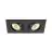 SLV New Tria 155 Spot Aluminium Schwarz Quadrat 14W 610lm 38D - 927 Extra Warmweiß | Höchste Farbwiedergabe - Dimmbar 