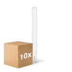Lot 10x Philips CorePro PL-L LED Ampoule EM/Mains 16.5W - 840 Blanc Froid | 4-Pins - Équivalent 36W
