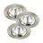 Lot 3x Nordlux Spot Fremont Métal Gris 4.5W 345lm 36D - 827 Blanc Très Chaud | 85mm - IP23- Dimmable